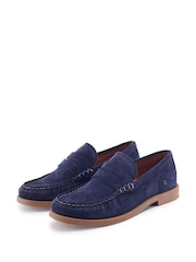 Moda in Pelle Blue Shoon Sizzy Supersoft Flexi Loafer - Image 2 of 4
