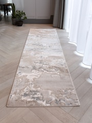 Asiatic Rugs Cream Aurora Cloud Runner - Image 1 of 6