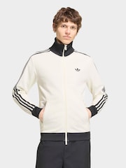 adidas Originals White Classic Track Top - Image 1 of 6