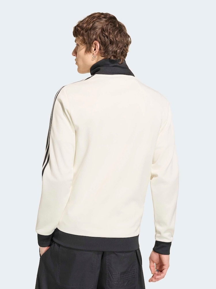 adidas Originals White Classic Track Top - Image 2 of 6