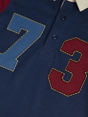 Monsoon Blue 73 Applique Ls Polo Shirt - Image 2 of 2