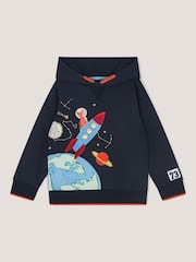 Monsoon Blue Gitd Navy Space Hoodie - Image 1 of 2