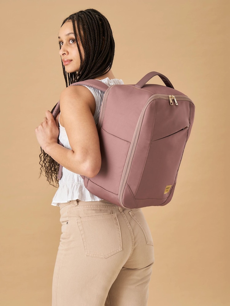 Cabin Max Brown Manhattan Under Seat Backpack - Image 1 of 5 Cabin Max Brown Manhattan Under Seat Backpack - Image 1 of 5