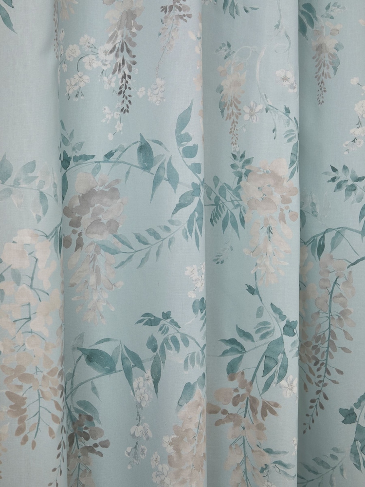 Dreams & Drapes Wisteria 100% Cotton Pair of Eyelet Curtains - Bild 3 von 3 Dreams & Drapes Wisteria 100% Cotton Pair of Eyelet Curtains - Bild 3 von 3