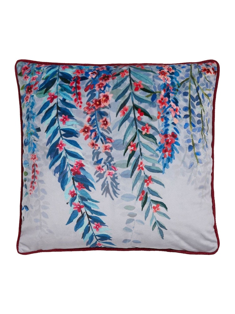 Soiree Navy Tessa Velvet Filled Cushion - Image 3 of 3 Soiree Navy Tessa Velvet Filled Cushion - Image 3 of 3