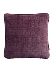 Appletree Wine Alba Textured Chenille Filled Cushion - Image 3 of 4