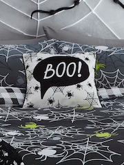 Bedlam Black Boo Velvet Filled Cushion - Image 2 of 4