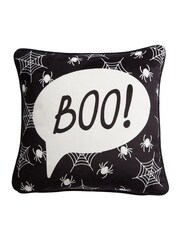 Bedlam Black Boo Velvet Filled Cushion - Image 3 of 4