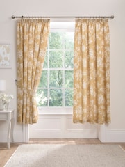 Dreams & Drapes Mishka Lined Pencil Pleat Curtains With TieBacks - Imagen 2 de 4