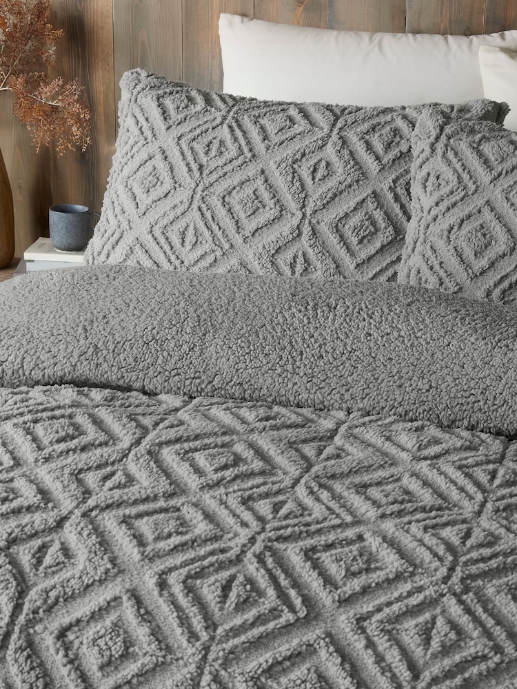 Fusion Romo Fleece and Sherpa Duvet Cover Set - Bild 2 von 4 Fusion Romo Fleece and Sherpa Duvet Cover Set - Bild 2 von 4