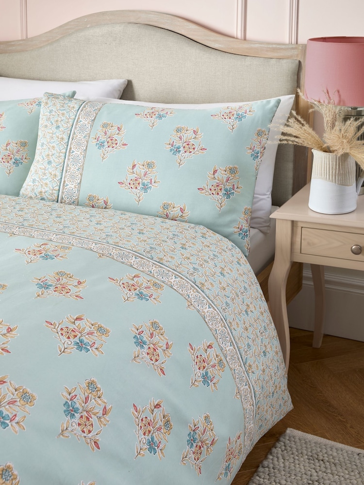 Dreams & Drapes Lorena Patchwork Easy Care Duvet Cover Set - Изображение 2 из 5