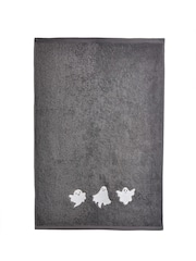 Fusion Grey Spooky Ghosts 100% Cotton Hand Towels 2 Pack - Image 2 of 3