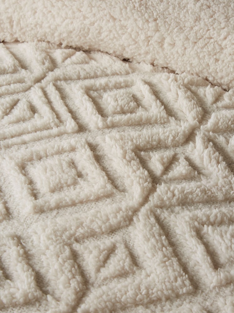 Fusion Natural Romo Fleece and Sherpa Duvet Cover Set - Image 3 of 4