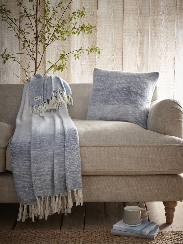 Drift Home Blue Bretton  Filled Cushion - Image 4 of 4