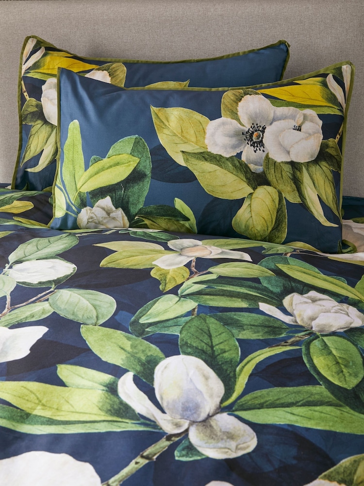 Soiree Teal Alaya 200 Thread Count 100% Cotton Duvet Cover Set - Image 2 of 5 Soiree Teal Alaya 200 Thread Count 100% Cotton Duvet Cover Set - Image 2 of 5