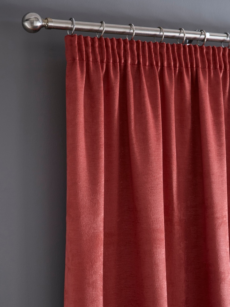 Fusion Galaxy Room Darkening Woven Pair of Pencil Pleat Curtains - Image 1 of 3