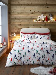Fusion de capa de pelúcia Festive Gonks Duvet Set - Imagem 1 de 4