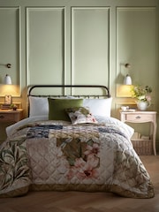 Appletree Green Velvet Elswyth Bedspread - Image 1 of 3