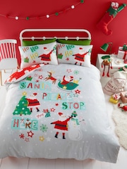 Светящийся в темноте постельный комплект со светящимся в темноте принтом Bedlam Santa - Изображение 1 из 5