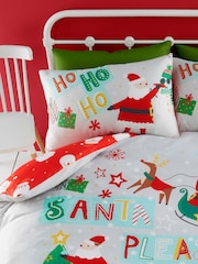 Светящийся в темноте постельный комплект со светящимся в темноте принтом Bedlam Santa - Изображение 2 из 5