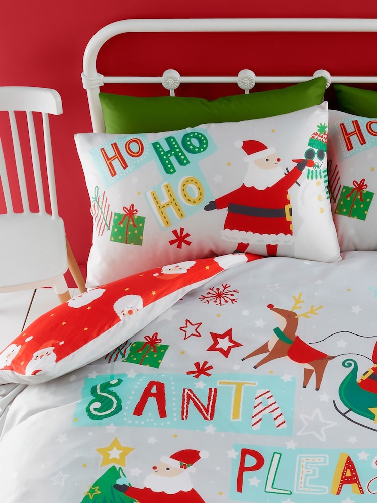 Светящийся в темноте постельный комплект со светящимся в темноте принтом Bedlam Santa - Изображение 2 из 5