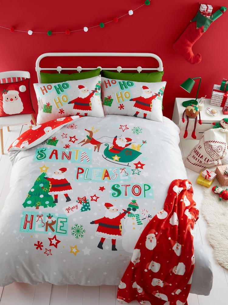 Светящийся в темноте постельный комплект со светящимся в темноте принтом Bedlam Santa - Изображение 5 из 5