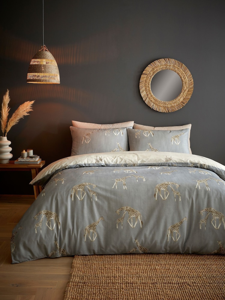 Fusion Milo Giraffe Reversible Duvet Cover Set - Изображение 1 из 4