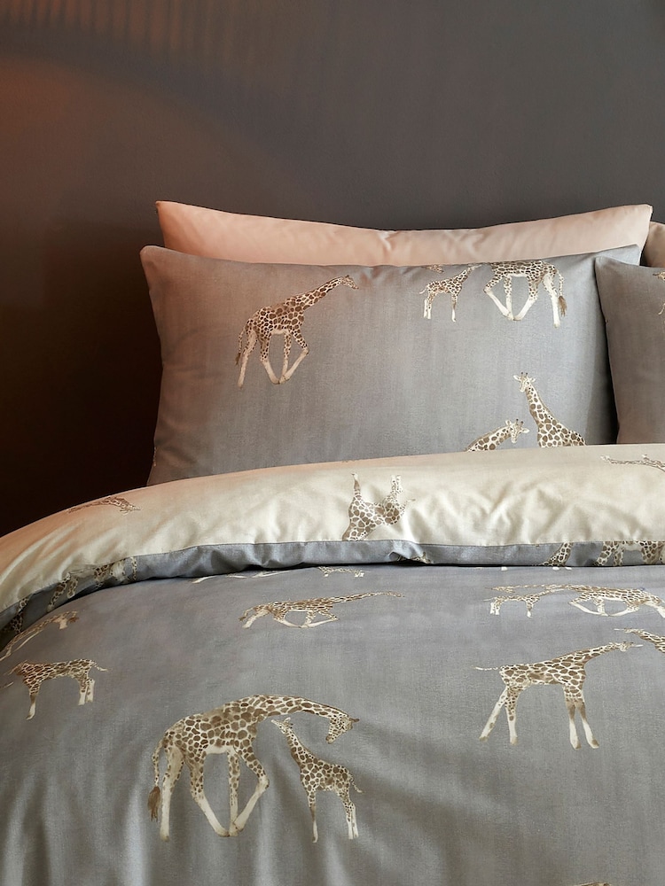 Fusion Milo Giraffe Reversible Duvet Cover Set - Изображение 2 из 4