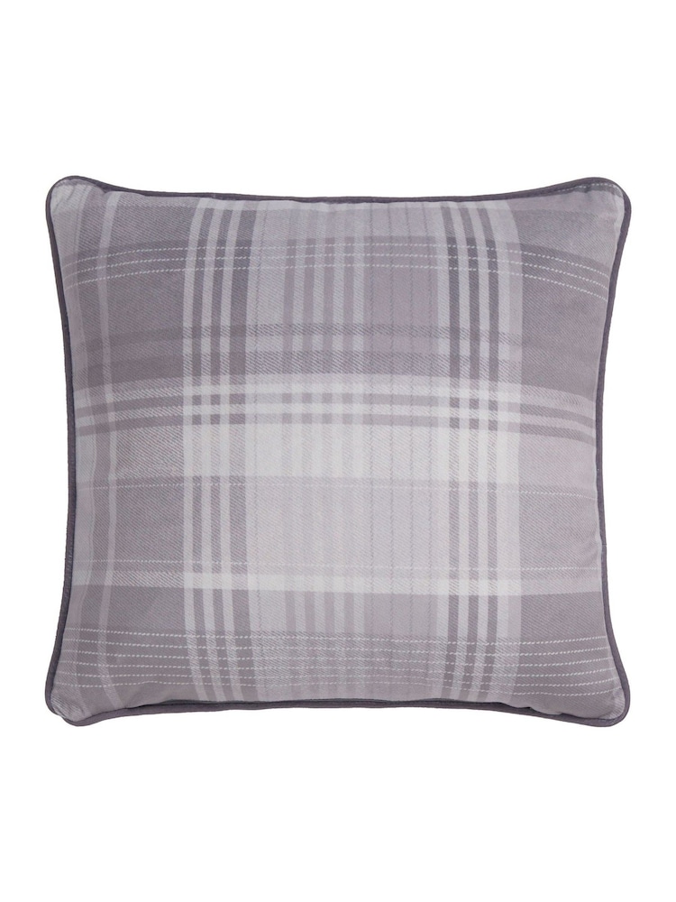 Dreams & Drapes Grey Forest Animals Velvet Filled Cushion - Image 3 of 3