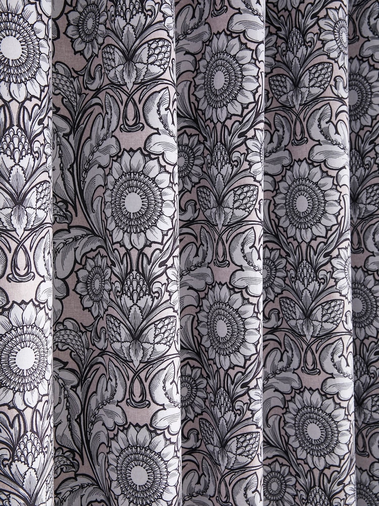 Laurence Llewelyn-Bowen Natural Romilly Blackout Pair of Eyelet Curtains - Image 3 of 3