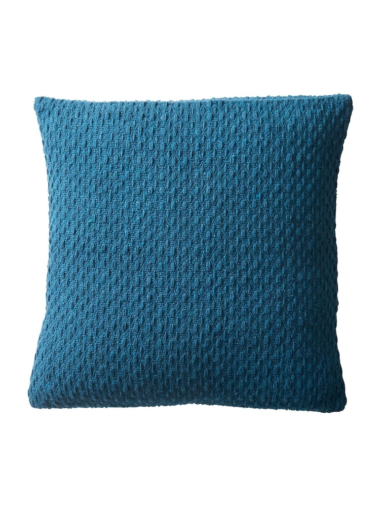 Drift Home Teal Hayden Filled Cushion - Image 2 of 2 Drift Home Teal Hayden Filled Cushion - Image 2 of 2