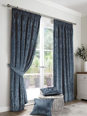 Curtina Trinity Jacquard Pair of Pencil Pleat Curtains - Изображение 2 из 5