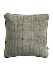Appletree Green Alba Textured Chenille Filled Cushion - Image 3 of 4