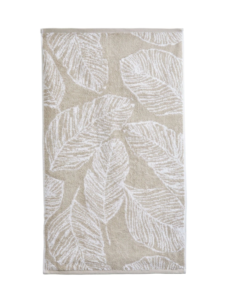 Fusion Natural Matteo Jacquard Bath 100% Cotton Towel - Image 3 of 3