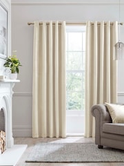 Laurence Llewelyn-Bowen Montrose Velvet Blackout Thermal Eyelet Curtains - 圖片 1，共 3