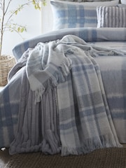 Appletree Blue Verbier Faux Mohair Bedspread - Image 1 of 3