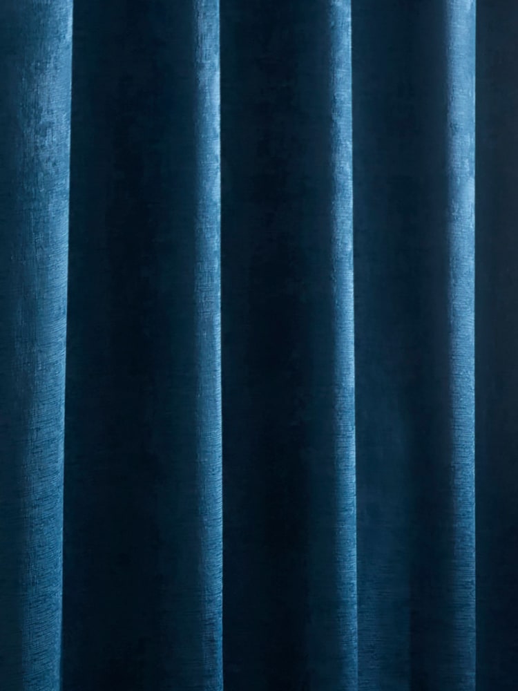 Fusion Galaxy Room Darkening Woven Pair of Pencil Pleat Curtains - Image 3 of 3