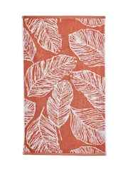 Fusion Terracotta Matteo Jacquard Bath 100% Cotton Towel - Image 3 of 3