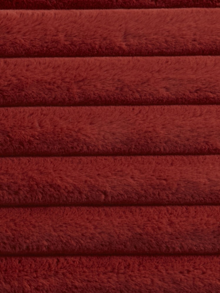 Appletree Terracotta Morritz Faux Fur Filled Cushion - Image 4 of 5