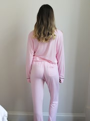 Personalised Jersey Long Sleeve Pyjamas Set By HA Design - Image 2 of 4