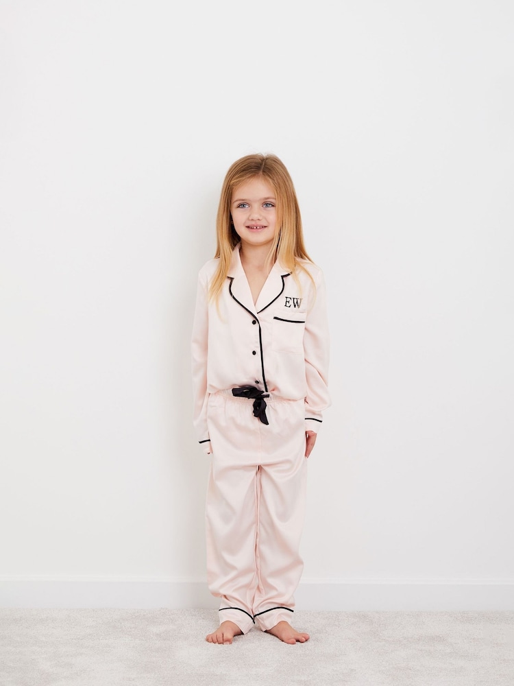 Childrens Personalised Mini Long Sleeve Pyjamas Set By HA Design - Image 1 of 4