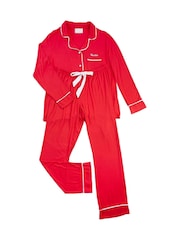 Personalised 100% Cotton Long Sleeve Pyjamas set by HA Design - Image 4 of 4