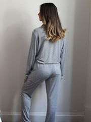 Personalised Jersey Long Sleeve Pyjamas Set By HA Design - Image 2 of 3