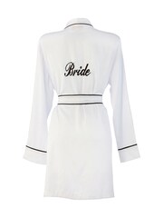 Personalised Bridal Satin Dressing Gown by HA Design - Image 1 of 1