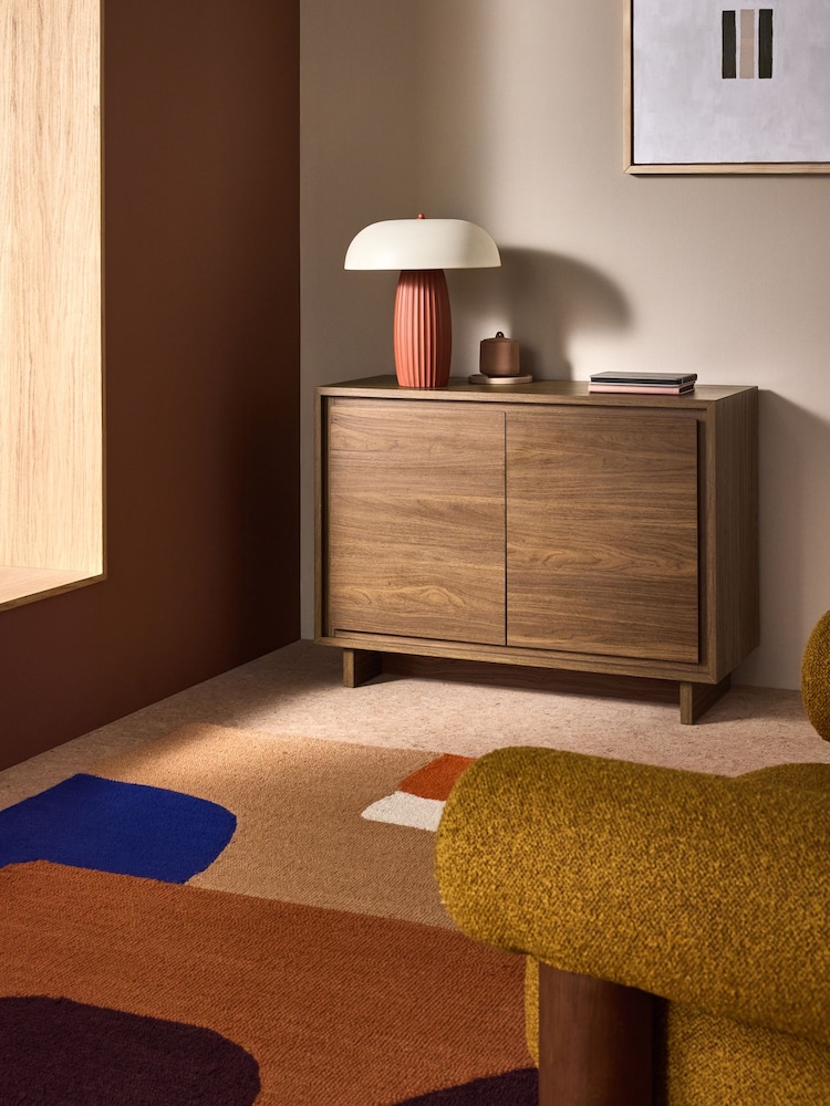 MADE.COM Dark Walnut Effect Kaci Small Sideboard - Image 1 of 3