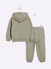 River Island Green Boys Essentials Hoodie Set - Image 2 of 5