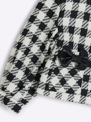 River Island Black Mono 100% Cotton Skort Set - Image 5 of 5