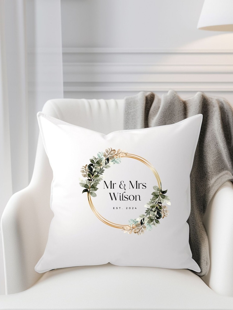 Personalised New 100% Cotton Cushion by Koko Blossom - Image 1 of 2