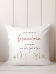 Personalised 100% Cotton Cushion by Koko Blossom - Image 1 of 3