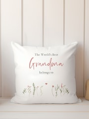 Personalised 100% Cotton Cushion by Koko Blossom - Image 2 of 3